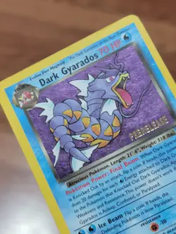Dark Gyarados 8/82 Holo Team Rocket Prerelease Promo Pokemon Card - PL - Image 2