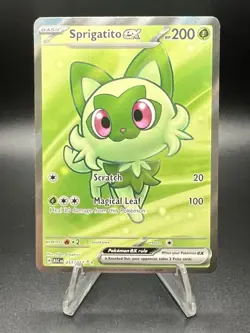 Pokemon TCG Sprigatito EX 251/217 Full Art Ultra Rare Holo Ascended Heroes - Image 1