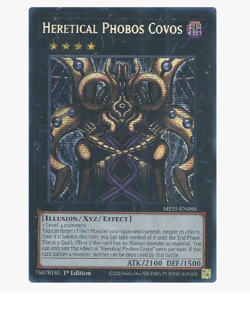Heretical Phobos Covos - MP25-EN088 - Prismatic Secret Rare YuGiOh - Image 1