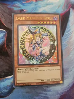 *** DARK MAGICIAN GIRL *** 1ST EDITION HOLOGRAPHIC ULTRA RARE LDS3-EN082 YUGIOH! - Image 1