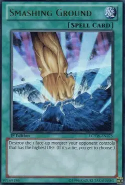 Yugioh! MP Smashing Ground - LCYW-EN275 - Ultra Rare - 1st Edition Moderately Pl - Image 1