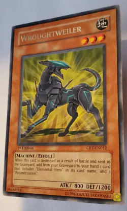 Yu-Gi-Oh! Wroughtweiler CRV-EN012 Cybernetic Revolution 1st Edition NM - Image 3