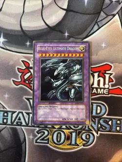 Yu-Gi-Oh Blue-Eyes Ultimate Dragon Secret Rare JMP-EN005 Shonen Jump VLP (WNR) - Image 1