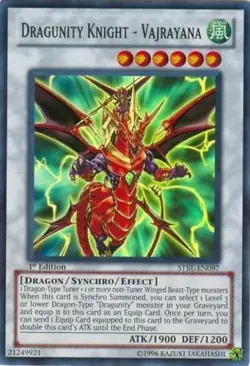 Yugioh! LP Dragunity Knight - Vajrayana - STBL-EN097 - Super Rare - 1st Edition - Image 1