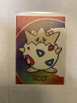 2000 Topps Pokemon TV Animation Edition Series 3 Clear Togepi #PC8 - Image 1