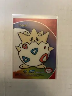 2000 Topps Pokemon TV Animation Edition Series 3 Clear Togepi #PC8 - Image 2