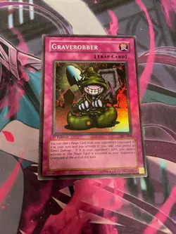 YUGIOH - GRAVEROBBER - PSV - 1ST ED - MP - SUPER RARE - Image 1
