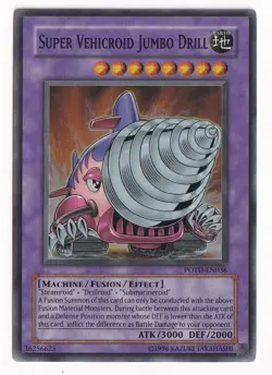 SUPER VEHICROID JUMBO DRILL POTD-EN036 UNLIMITED Yugioh TCG LP - Image 1