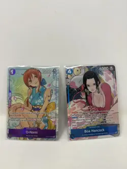 One Piece Illustration Box Vol 1 SEALED PROMO SET O-Nami & Boa Hancock! ST17-004 - Image 1