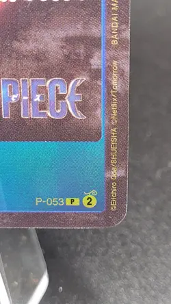 Bandai One Piece CCG Nami P-053 Promo Holo - Image 2