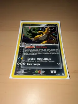 Dark Dragonite 15/109 Team Rocket Returns Reverse Holo STAMPED Pokemon Card TCG - Image 2