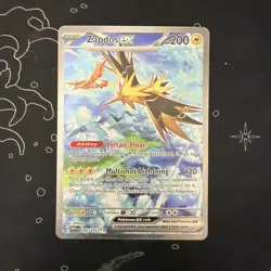 Zapdos ex 202/165 SIR SV: Scarlet & Violet 151 - Pokemon Card - NM - Image 1