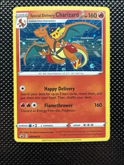 Special Delivery Charizard SWSH075 SWSH: Sword & Shield Promo Cards Holo - Image 1