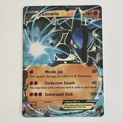 Lucario EX 54/111 Full Art 2019 Furious Fists Pokemon Card Holo *ULTRA RARE - Image 1