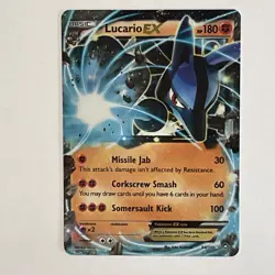 Lucario EX 54/111 Full Art 2019 Furious Fists Pokemon Card Holo *ULTRA RARE - Image 2