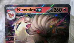 Pokemon TCG Card Ninetales ex 038/165 Scarlet & Violet 151 Double Rare - Image 2
