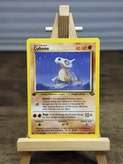 CUBONE 1ST EDITION 50/64 Jungle Pokemon Card English - Image 1