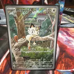 Meowth 106/094 Phantasmal Flames English Pokemon Card TCG - Image 1