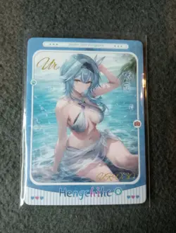 Eula Lawrence Genshin impact UR30 HMPH HMPH HMPH Goddess Story WAIFU ANIME CARD - Image 1