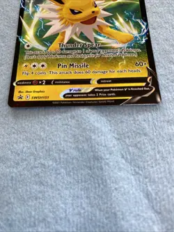 Jolteon V Sword & Shield Promo Cards Holo Full Art - Image 2