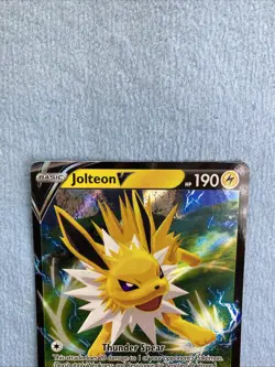 Jolteon V Sword & Shield Promo Cards Holo Full Art - Image 5