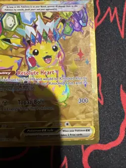 Pikachu EX 247/191 Sv08: Surging Sparks Holo Gold Hyper Rare Card NM Condition - Image 4