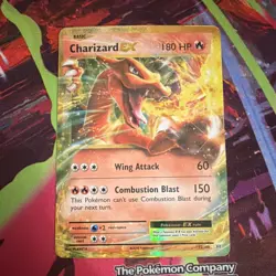 Pokemon Charizard EX 12/108 Basic Holo Foil 180 HP Trading Card 2016 - Image 2