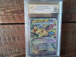 Pokemon Cards promo sr ar pikachu gx vmax secret 033/106 ex graded art card b29 - Image 1