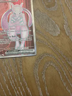 Pokemon TCG Destined Rivals Team Rockets Mewtwo EX Full Art Card 213/182 - Image 5