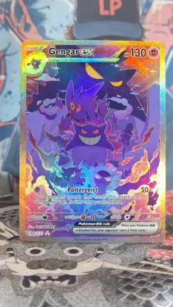 (Ghost Type Evolution ) Poltergeist Kawaii Holofoil ACG Card [Gengar Fan Art] - Image 2