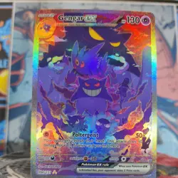 (Ghost Type Evolution ) Poltergeist Kawaii Holofoil ACG Card [Gengar Fan Art] - Image 4