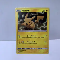 Pikachu - SM227 - Sun & Moon - Black Star Promo Holo Pokemon Card MP-HP - Image 1