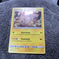 Pikachu - SM227 - Sun & Moon - Black Star Promo Holo Pokemon Card MP-HP - Image 3