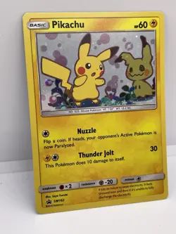 Pokemon Pikachu SM162 SM Promos Promo Holo English 2019 60 HP Card - Image 2