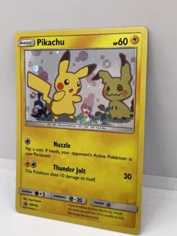 Pokemon Pikachu SM162 SM Promos Promo Holo English 2019 60 HP Card - Image 3