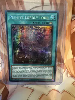 Primite Lordly Lode 1st Edition Secret Rare MP25-EN114 Yu-Gi-Oh! - Image 1