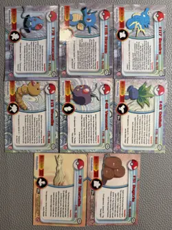 Pokemon Topps Chrome 8 Card Lot - Creased - Image 2