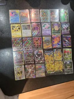 Pokemon mixed full art lot Sir. 30 Cards 151, Lugia, Pikachu - Image 1