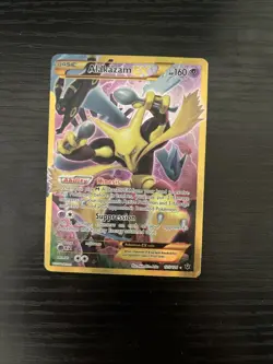 Pokemon TCG Alakazam EX Fates Collide 125/124 Full Art Secret Rare Card - Image 4