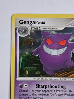 Pokemon Gengar Rare Regular 120 HP 17/99 Arceus Stage 2 2009 TCG Card Psychic - Image 5