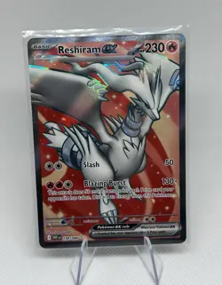 Reshiram ex 158/086 White Flare Full Art Ultra Rare Holo Pokemon Card - Image 1