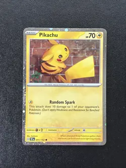 Pikachu - (Cosmo Holo) 051/162 Miscellaneous Cards & Products Holo - Image 1