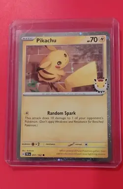 Pikachu - (Cosmo Holo) 051/162 Miscellaneous Cards & Products Holo - Image 1