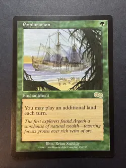 Exploration Urza's Saga 250/350 VINTAGE 1998 Magic The Gathering - Image 1