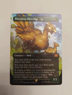 MTG Traveling Chocobo Track English Foil - Mint Condition #568 - Image 1