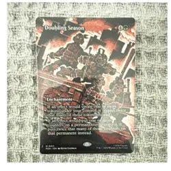 TMNT Doubling Season Magic: The Gathering Green Enchantment 4G #0011 2024 EN - Image 1