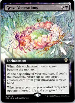 Grave Venerations (Extended Art) 29 Commander: Lorwyn Eclipsed NM - Image 1