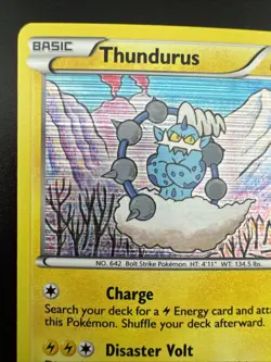 Thundurus 50/113 Pokemon Black & White Legendary Treasures Holo Rare - Image 4