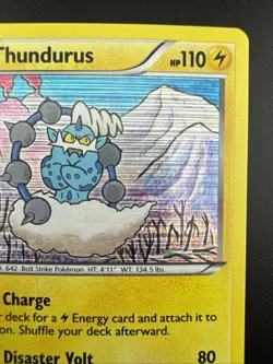 Thundurus 50/113 Pokemon Black & White Legendary Treasures Holo Rare - Image 5