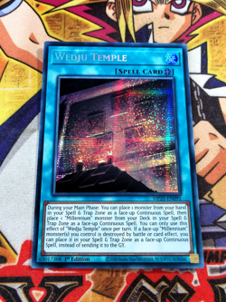 Wedju Temple mp25-en091 1st Edition (NEW) Prismatic-Secret Rare Yu-Gi-Oh - Image 1